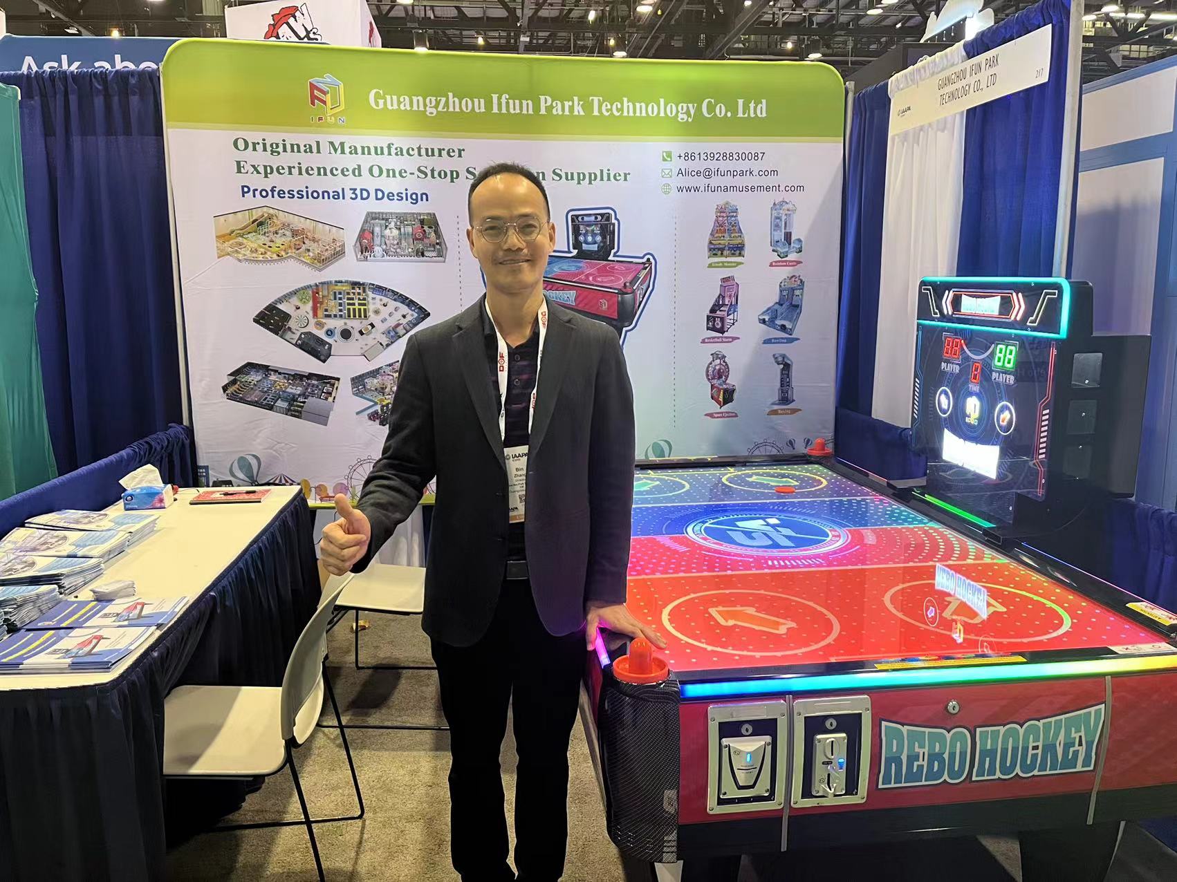 Ifun park booth in 2022 IAAPA expo