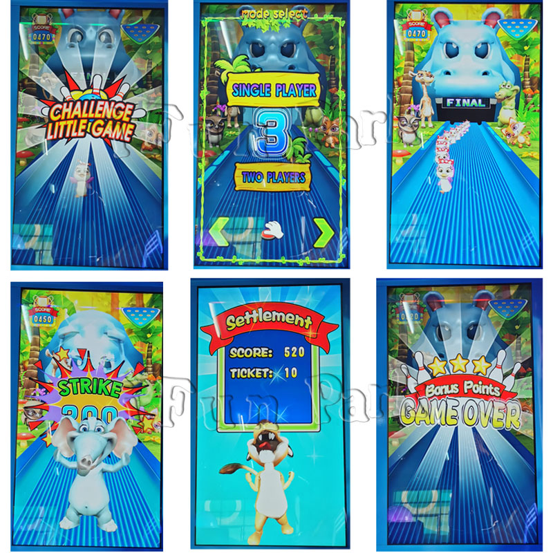 Ifun Park Bowling Game Machine 2 Players Redemption Game