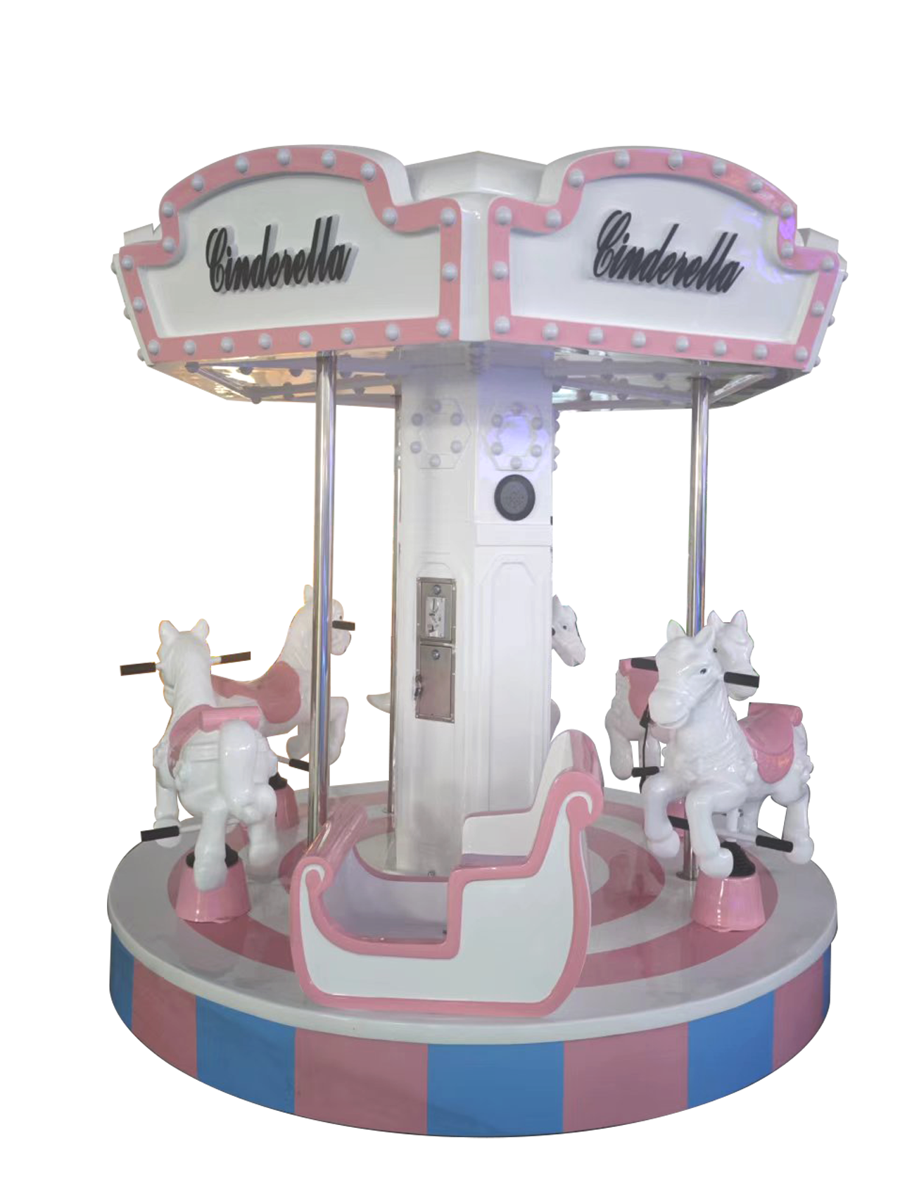 The new pink dream 6 player carousel.