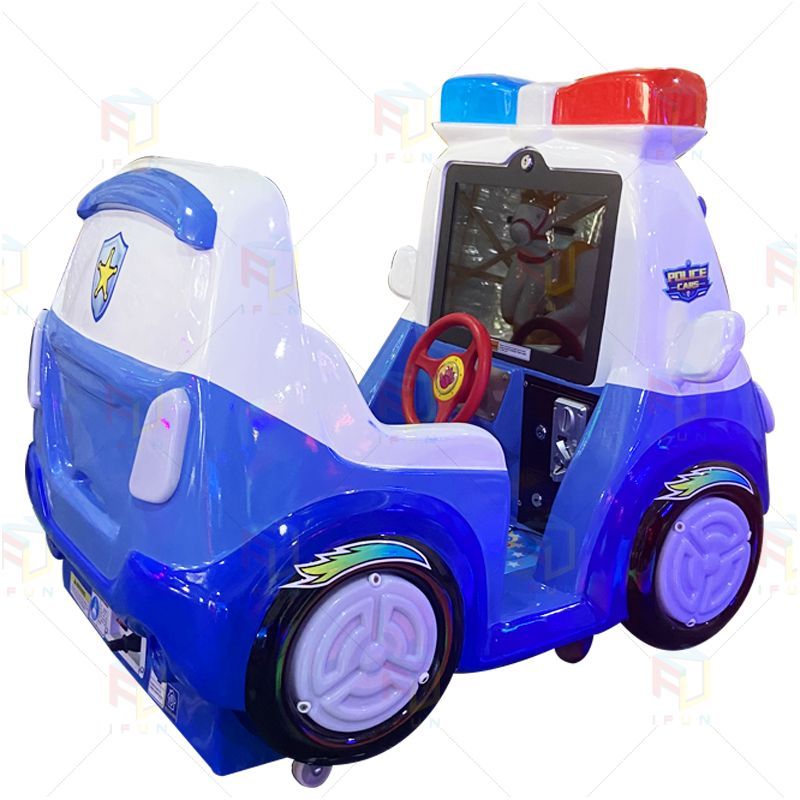 Blue Police Car Mini Size