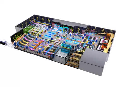 Trampoline for kids to be energetic and creative!